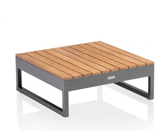 Kettler Ocean Skid Platform, Loungeti.m.Teakpl.70x70cm #1