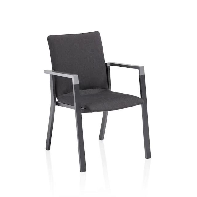 Kettler Rasmus Stapelsessel NL, Sunbrella anthrazit-sooty, Sunbrella® #1