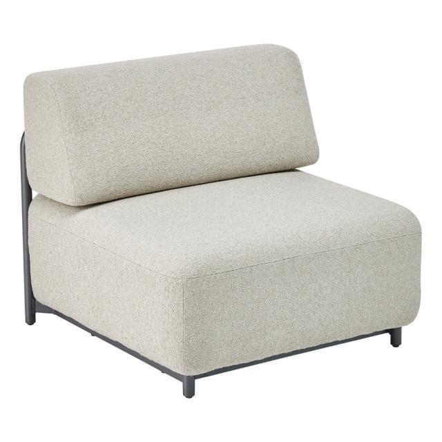 Kettler Tribe Mittelteil, anthrazit matt/Boucle beige #1