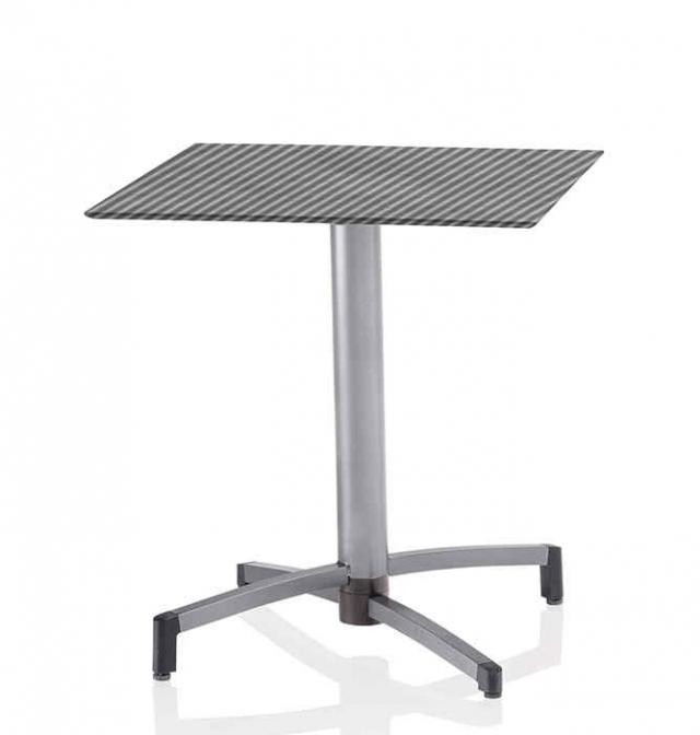 Kettler Tube Klapptisch Gestell silber 80x80cm #1