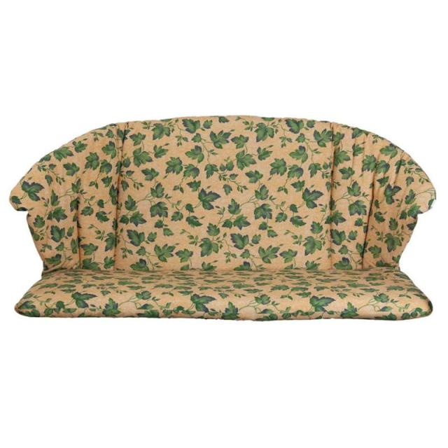 KETTtex-Exklusiv® Elegance Bankauflage, gelb Efeu #1