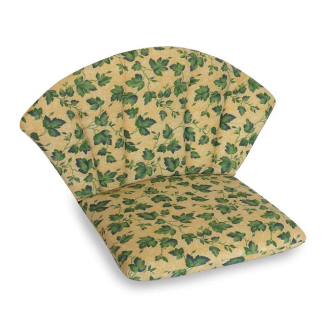 KETTtex-Exklusiv® Elegance Sesselauflage, gelb Efeu #1