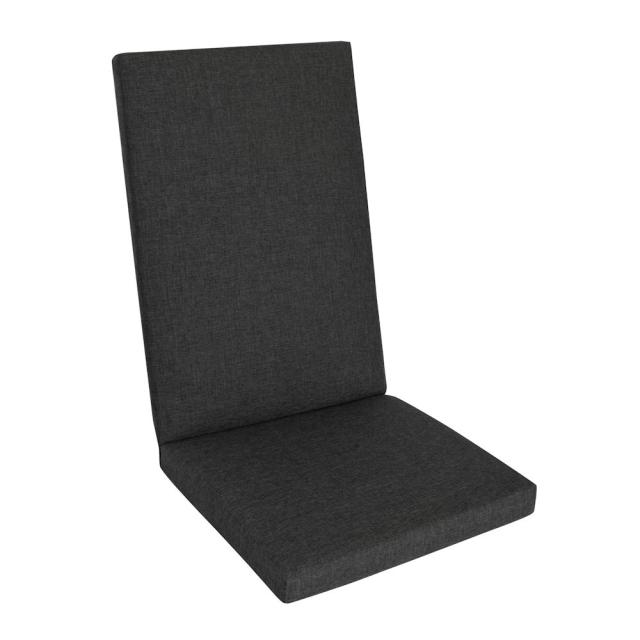 Kettler /KETTtex-Exklusiv® Comfort Hochlehner, 120x50x4/7cm, anthrazit, Waterproof mit 7cm Sitzpolster und Reißverschluß #1