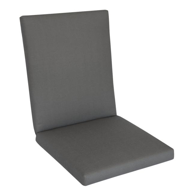 Kettler /KETTtex-Exklusiv® Comfort Mittellehner Auflage, 106x50x4/7cm, steingrau, mit 7 cm Sitzpolster und Reißverschluß #1