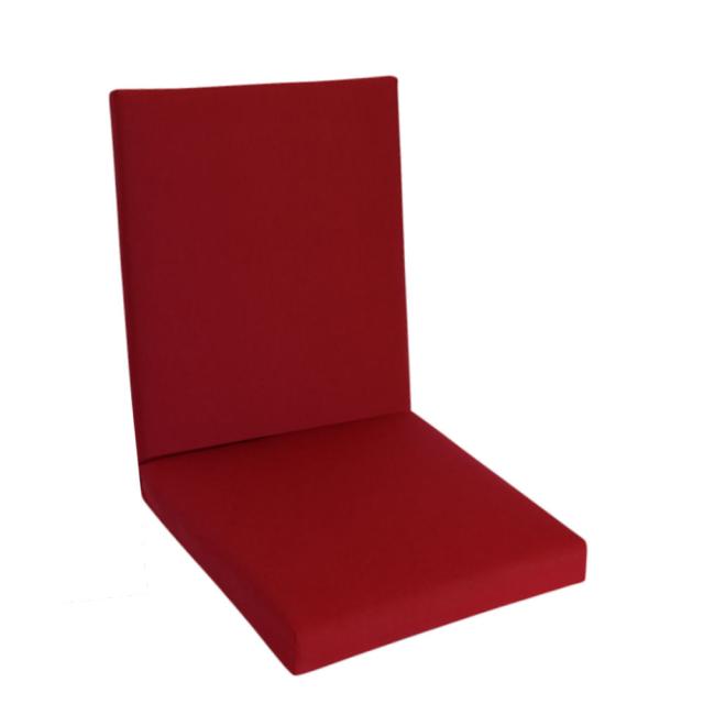 Kettler /KETTtex-Exklusiv® Comfort Mittellehner Auflage, 106x50x4/7cm, rubinrot mit 7 cm Sitzpolster und Reißverschluß #1