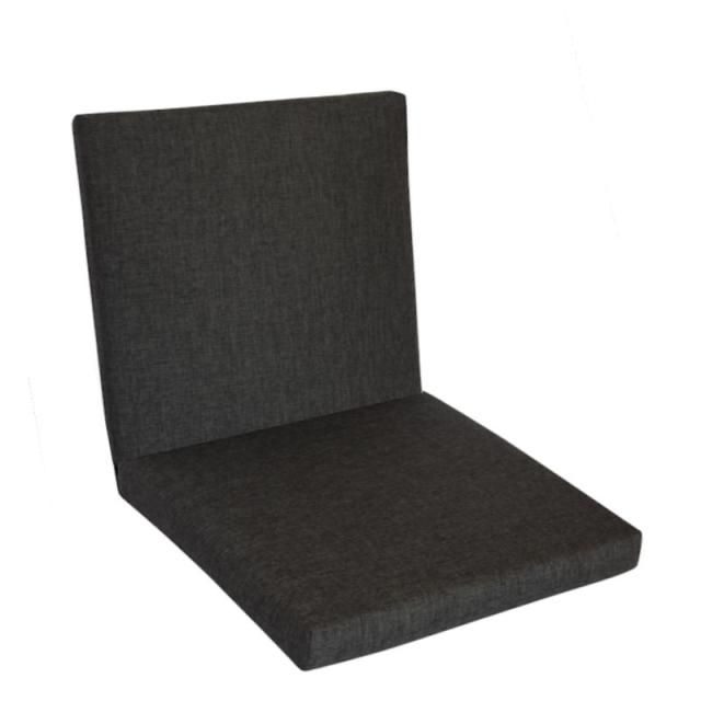 Kettler /KETTtex-Exklusiv® Comfort Niederlehner Auflage, 100x50x4/7cm, anthrazit, Waterproof, mit 7 cm Sitzpolster mit Reißverschluß #1