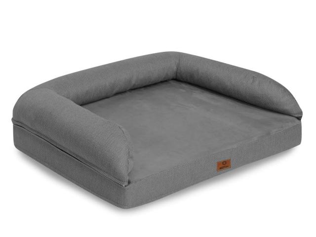 KETTtex Exklusiv orthopädisches Ergo-Hunde/Katzen Liegebett Moritz, Größe M 80x55x10/23cm #1