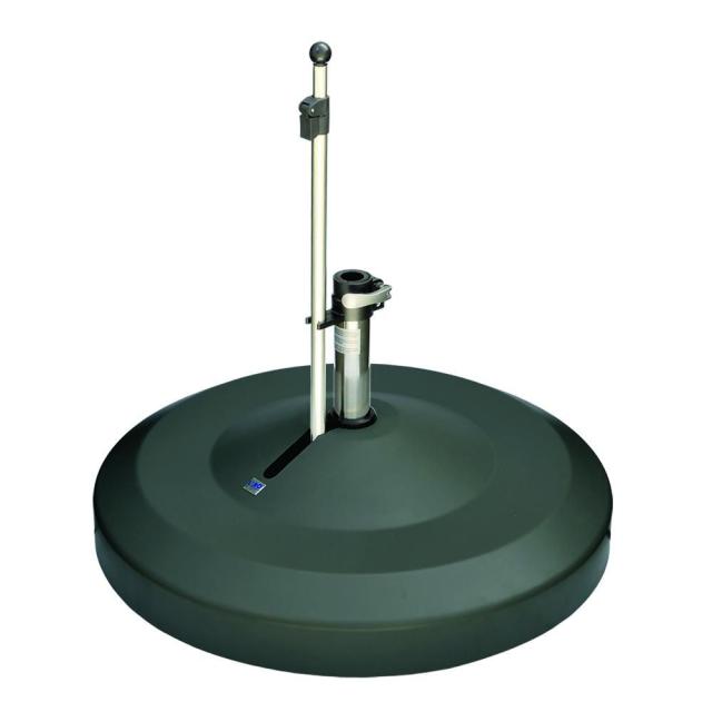 Liro Maxi 120 Schirmständer fahrbar anthrazit, Schnellspannung 50 + 55 mm Ø #1