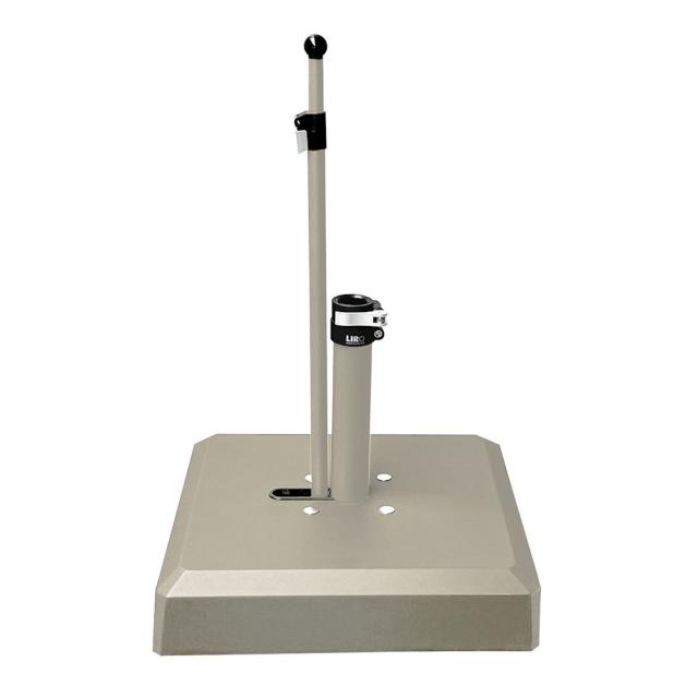 Liro Alu-Vario Sonnenschirmständer 85 kg, champagner mit Schnellspannung 35/36, 38/39, 45, 48, 50, 55 mm Ø #1