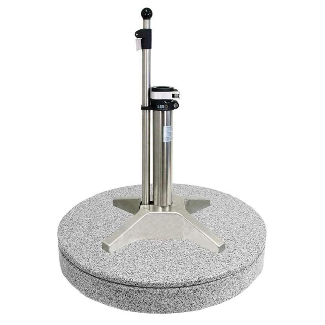 Liro Midi 70 KE Granit fahrbar grau, mit Schnellspannung 35,38/39,50,55 mm Ø #1