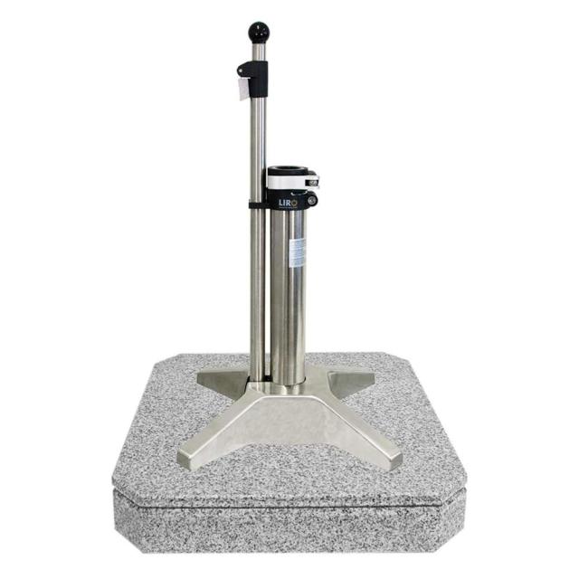 Liro Mini Plus 50 KE Granit fahrbar grau, Schnellspannung 35,38/39,50,55 mm Ø #1