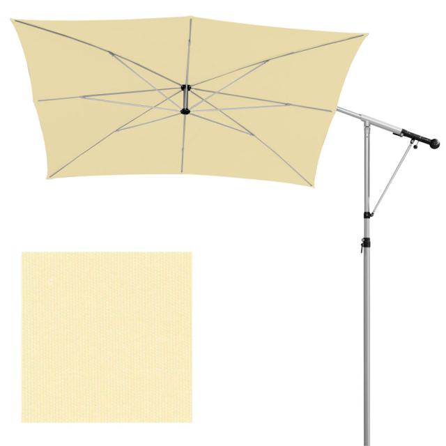 May Sonnenschirm Mezzo MG 2,6x2,6 m elfenbein #1