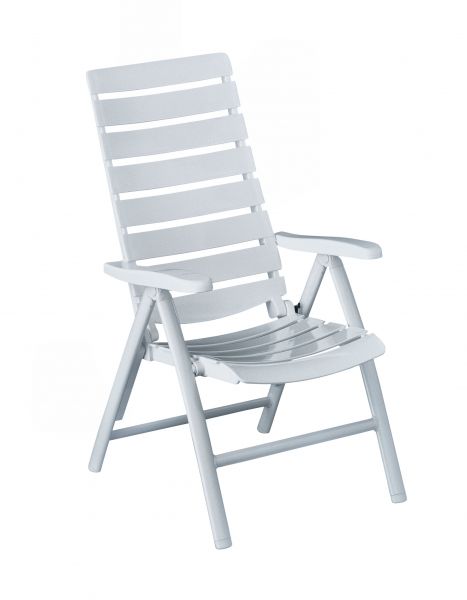 Kettler Riva Multipositions-Sessel weiß - Peter Süße