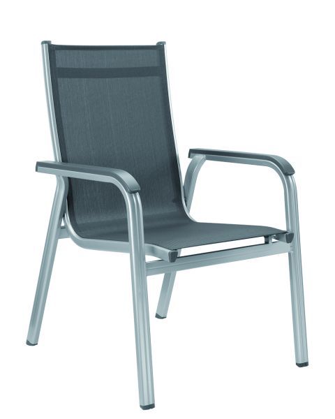 Kettler Basic Plus Stapelsessel silber/anthrazit - zerlegt #1