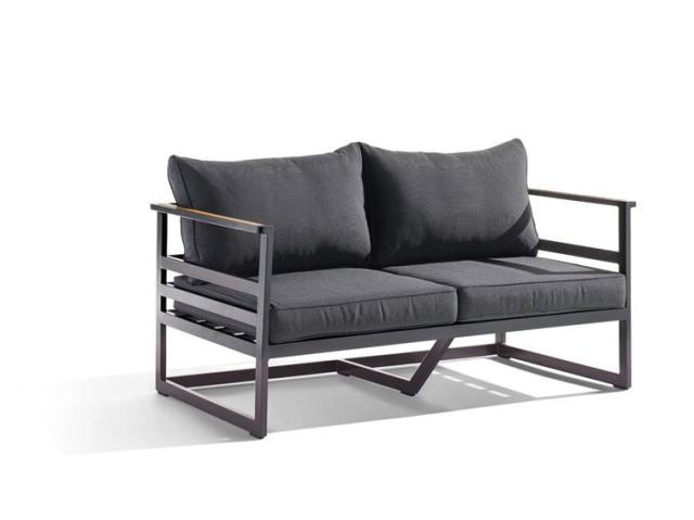 Sieger Sydney 2-Sitzer Sofa eisengrau/grau #1