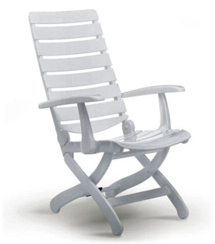 Kettler Tiffany Multipositions-Sessel weiß #1
