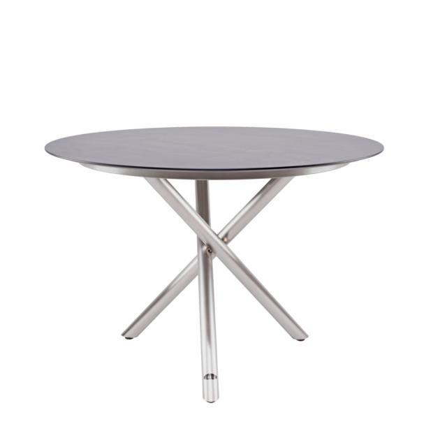 Zebra Mikado Dreibein Alu-Tischgestelle und passende Tischplatten 110 cm #1