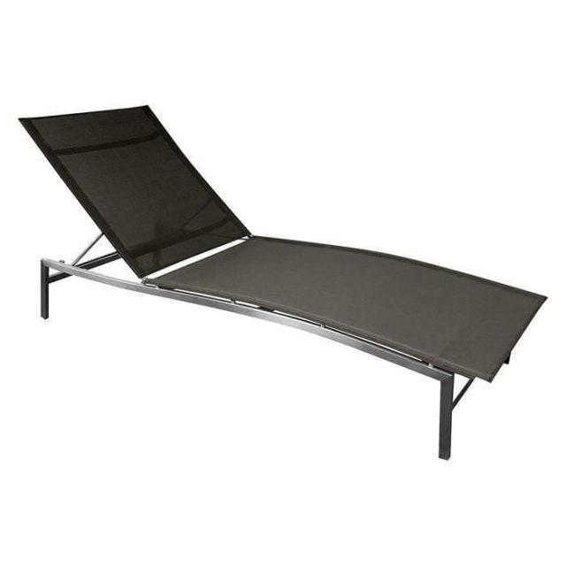 Zebra One Liege Edelstahl mit Textilen-Bespannung, dark platinum #1