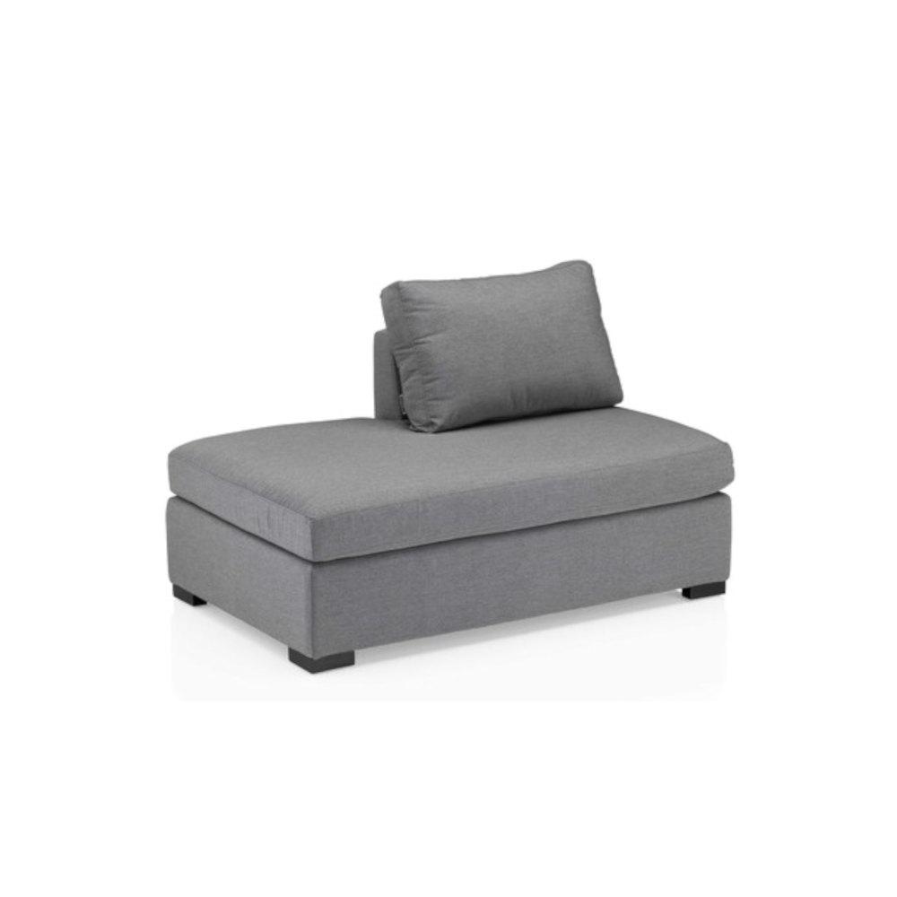 Kettler Lavi Lounge Chaise Lounge silber/hellgrau meliert Peter Süße