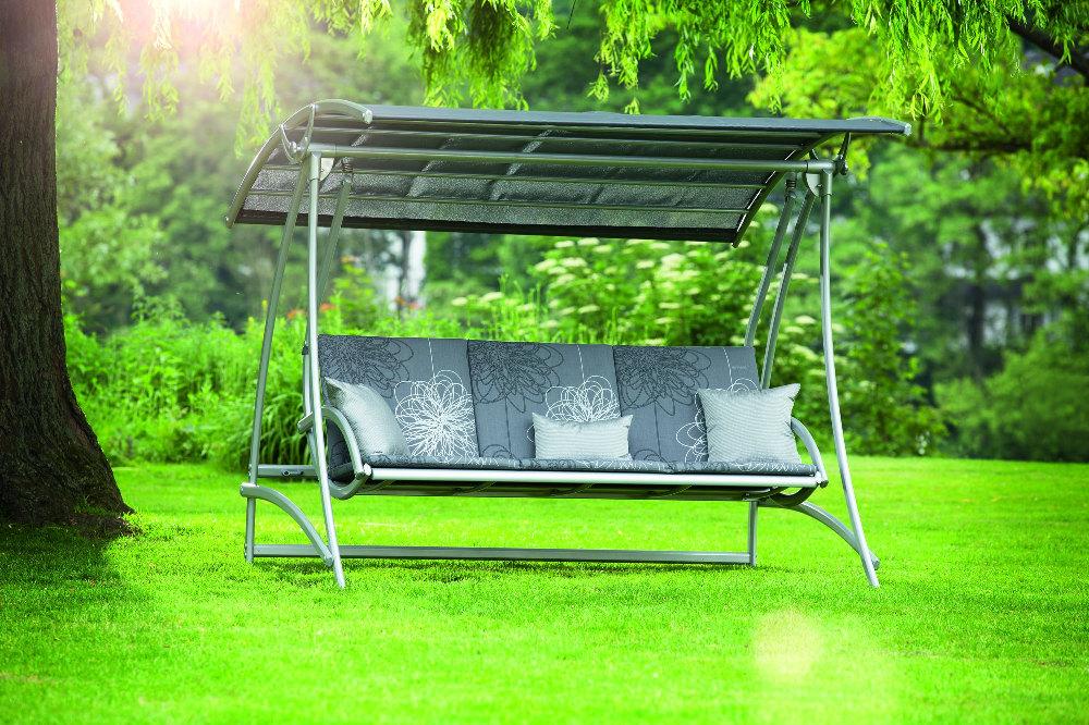 Kettler Hollywood VIP-Schaukel silber, ohne Dachbespannung und Auflagen