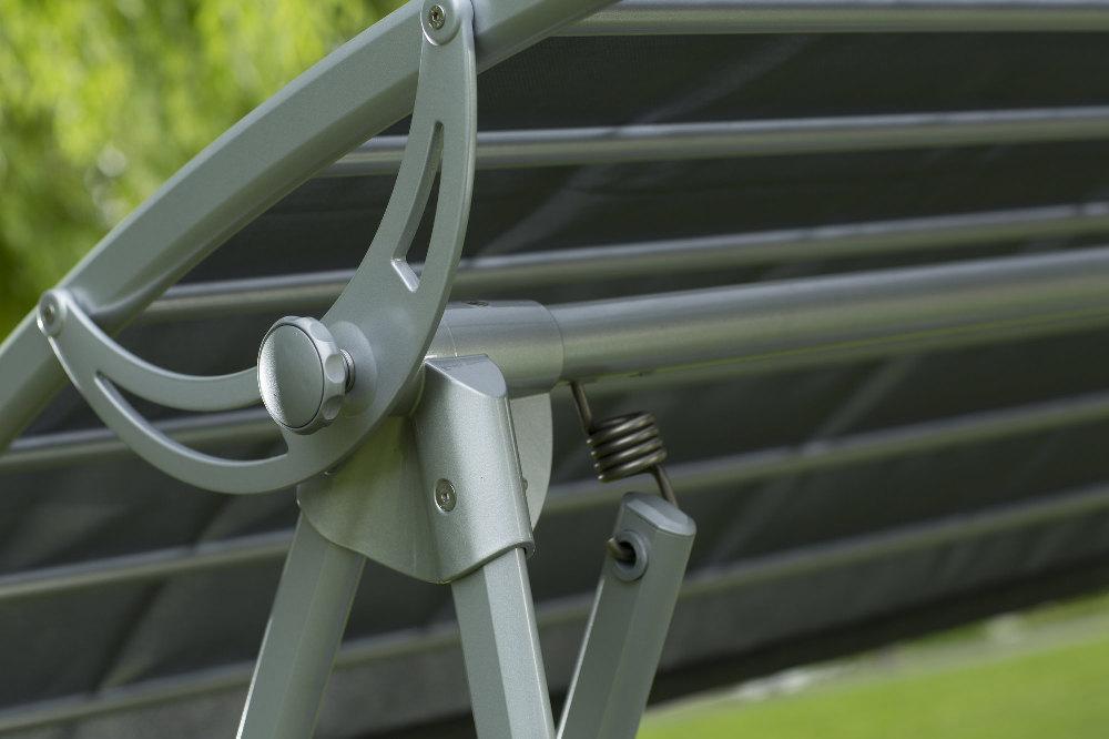 Kettler Hollywood VIP-Schaukel silber, ohne Dachbespannung und Auflagen