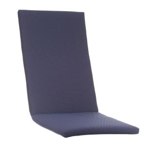 Kettler / KETTtex-Exklusiv® Hochlehner Auflage, 123x50x4cm, blau mit Reißverschluß