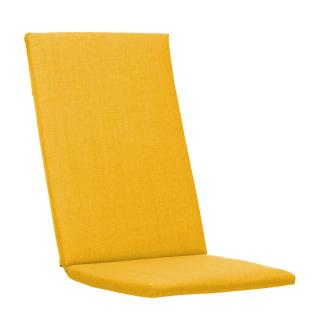 KETTtex-Exklusiv® Hochlehner Auflage 123x50x4cm, gelb uni, mit Reißverschluß, solange Vorrat reicht