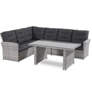 Springfield Lounge Set white wash/-grau