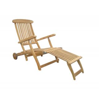 Zebra Bueno Teak-Deckchair mit Rollen