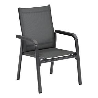 Kettler Basic+ Stapelsessel anthrazit/anthrazit - zerlegt