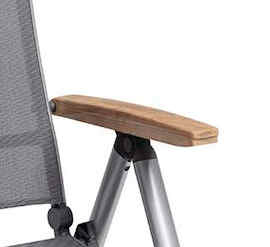 Kettler Cirrus Armlehnen Set Multi, Teak