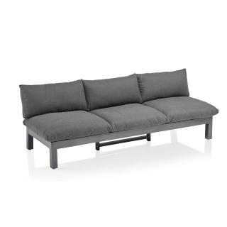 Kettler Comfort 3-Sitzer/Liege, anthrazit matt/graphit