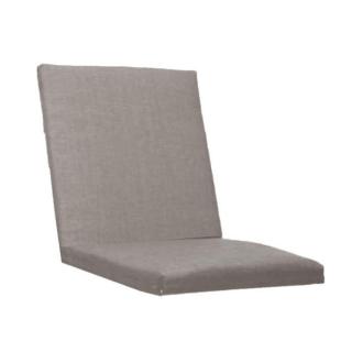 Kettler /KETTtex-Exklusiv® Comfort Niederlehner Auflage 100x50x4/7cm, taupe, mit 7 cm Sitzpolster