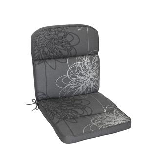 Kettler /KETTtex-Exklusiv® Gartenmöbel-Auflage, 100x50x7cm, anthrazit floral