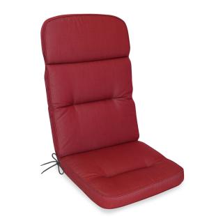 Kettler /KETTtex-Exklusiv® Hochlehner Gartenmöbel- Auflage, 123x50x9cm, bordeaux, KTH3, (agora)®