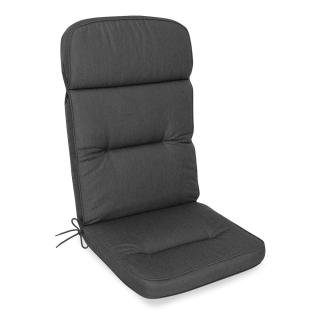Kettler /KETTtex-Exklusiv® Hochlehner Gartenmöbel- Auflage, 123x50x9cm, anthrazit, KTH3, (agora)®
