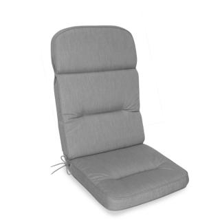Kettler /KETTtex-Exklusiv® Hochlehner Gartenmöbel-Auflage, 120x50x7cm, silbergrau, KTH3, (agora)®