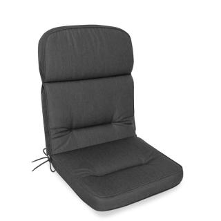 Kettler /KETTtex-Exklusiv® Hochlehner Gartenmöbel-Auflage, 120x50x7cm, anthrazit, KTH3, (agora)®