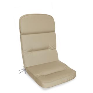 Kettler /KETTtex-Exklusiv® Hochlehner Gartenmöbel-Auflage, 120x50x7cm, natur, KTH3, (agora)®