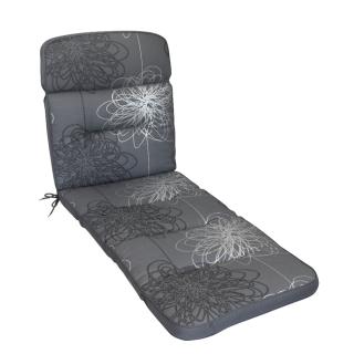 Kettler /KETTtex-Exklusiv® Liegenauflage, 200x65x9cm, anthrazit floral, KTH3