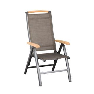 Kettler Memphis Multipositionssessel anthrazit-bronze