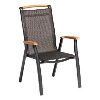 Kettler Memphis Stapelsessel anthrazit/bronze