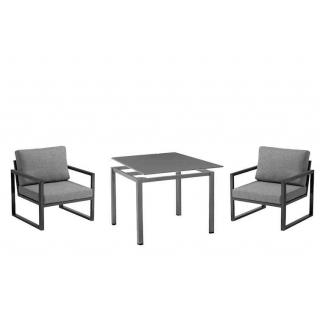 Kettler Ocean Skid Modular Casual Dining Set mit Tisch Skate 9-tlg