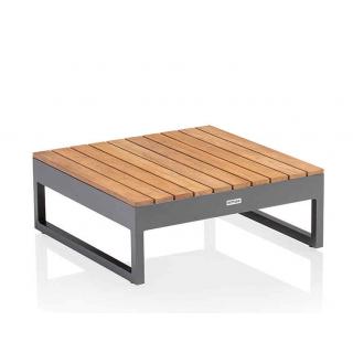 Kettler Ocean Skid Platform, Loungeti.m.Teakpl.70x70cm