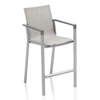 Kettler Rasmus Barsessel silber/hellgrau