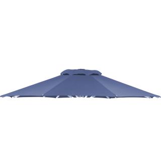 Sonnenschirm Ersatzdecke für Kurbelschirm 300cm, blau