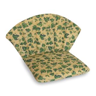 KETTtex-Exklusiv® Elegance Sesselauflage, gelb Efeu