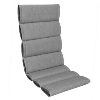 Kettler / KETTtex-Exklusiv® Hochlehner Auflage 120x50x3/5cm, silbergrau, Comfort Plus