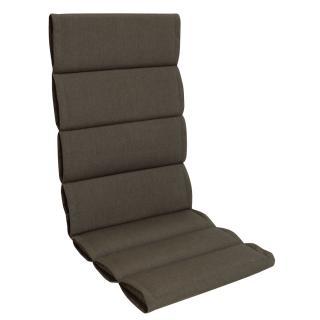 Kettler / KETTtex-Exklusiv® Hochlehner Auflage 120x50x3/5cm, dunkelgrau, Comfort Plus