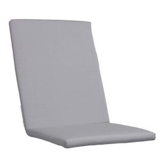 Kettler / KETTtex-Exklusiv® Mittellehner Auflage, 109x50x4cm, grau uni, mit Reißverschluß